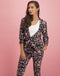 Vera Bow Pants Black and Bloom | Black