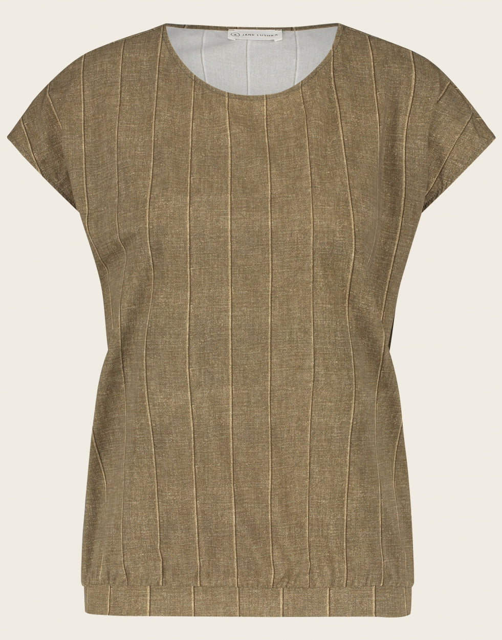 Top Lili Technical Jersey | Gold Beige