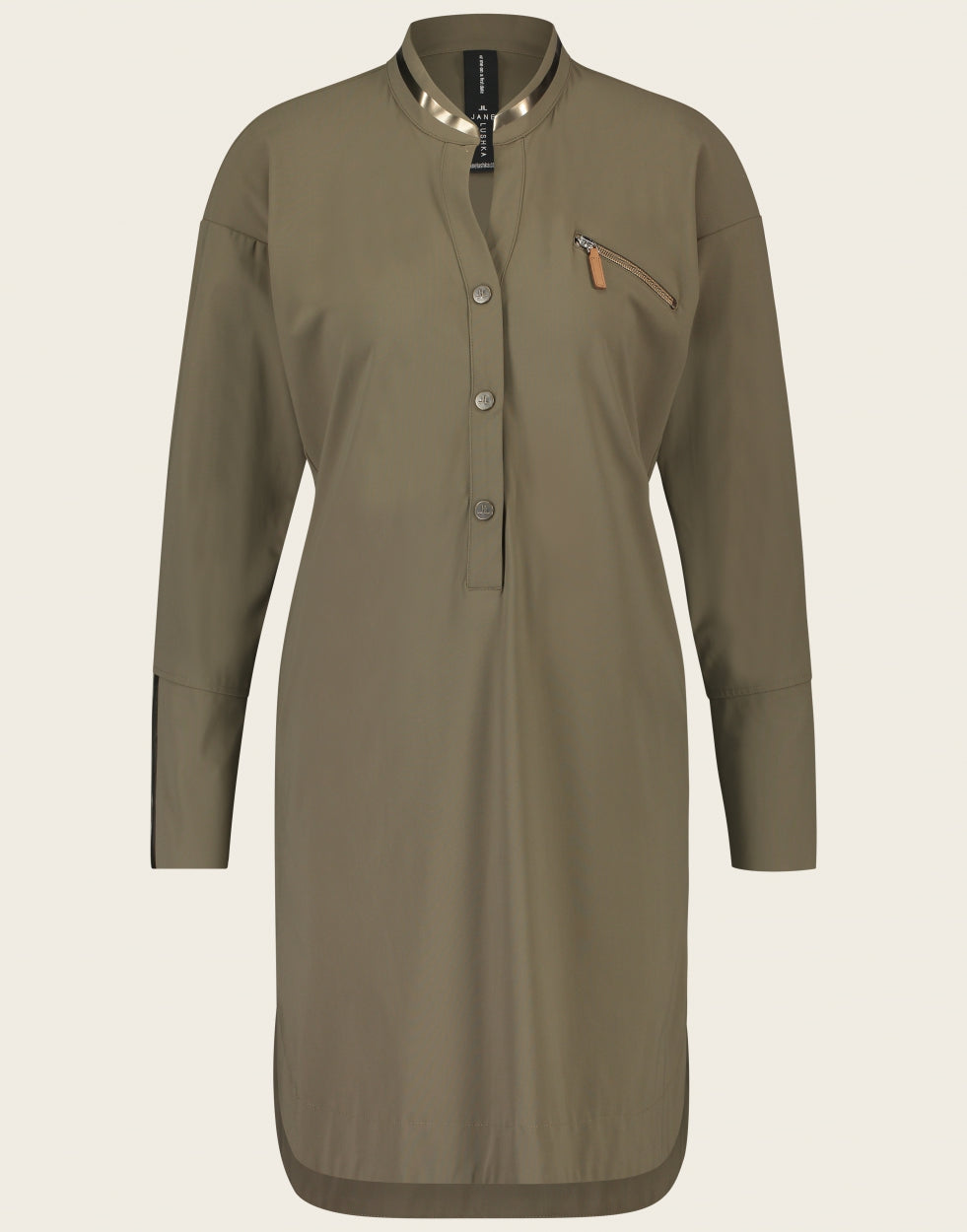 Dress Amalia Technical Jersey | Army