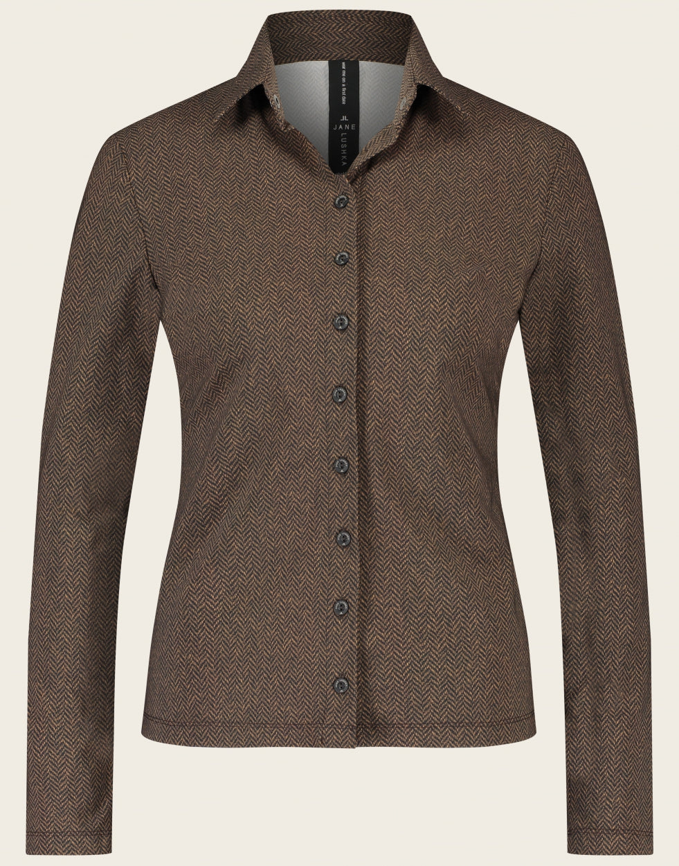 Blouse Kikkie Technical Jersey | Dark Brown