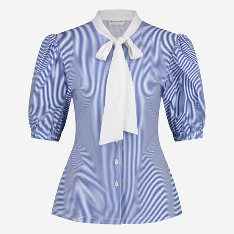 Tonnie Blouse Technical Jersey | Blue