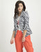 Kim Blazer Black and White | White/Black