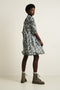 Dress Anna Short/3 Eco Viscose | Multi Blue