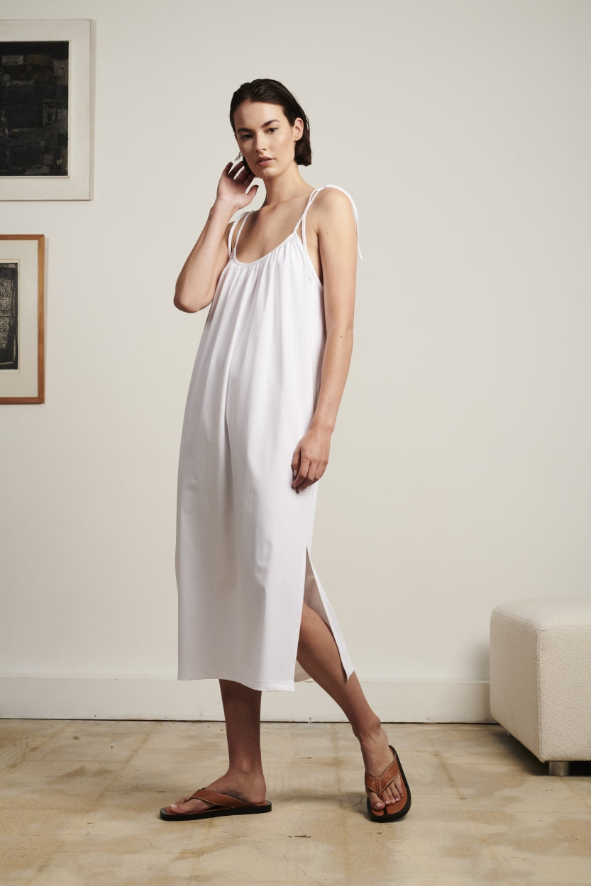 Dress Asha Technical Jersey | White