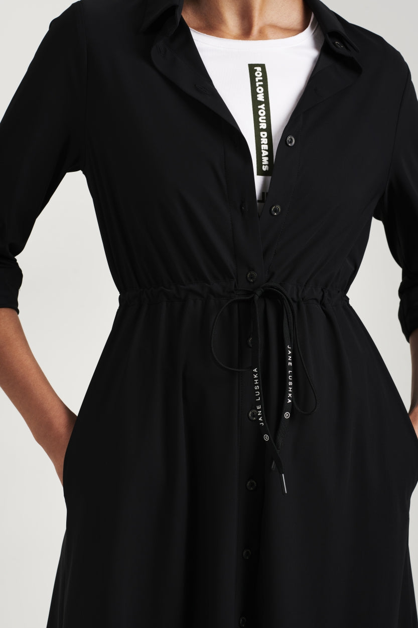 Dress Andrea Technical Jersey | Black