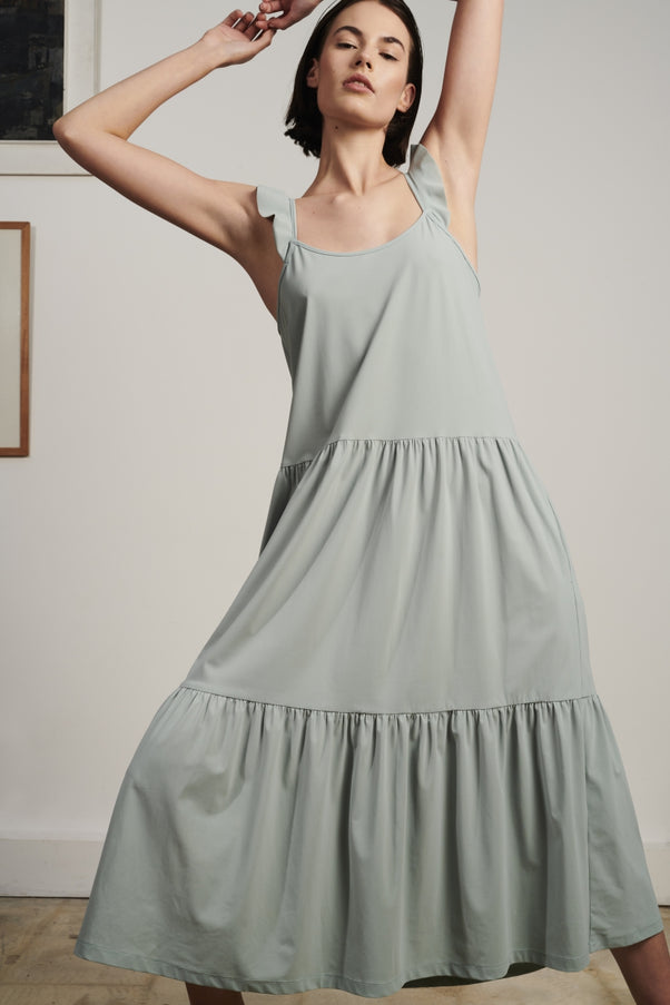 Dress Nancy Technical Jersey | Aqua