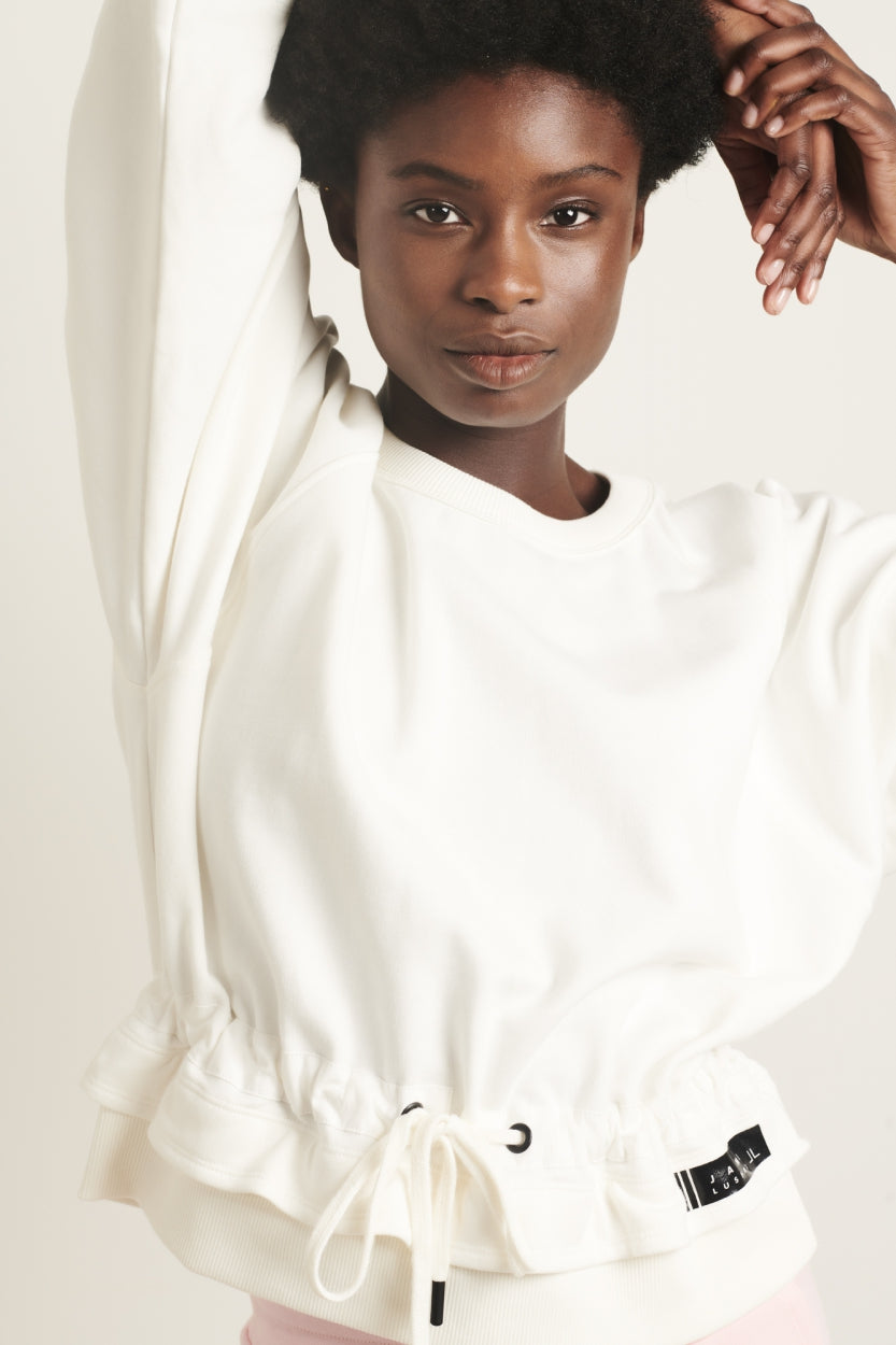 Soft Hoodie Fly/1 Organic Cotton | Ecru