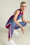 JL Tank Top Da V03 | Fuxia/White