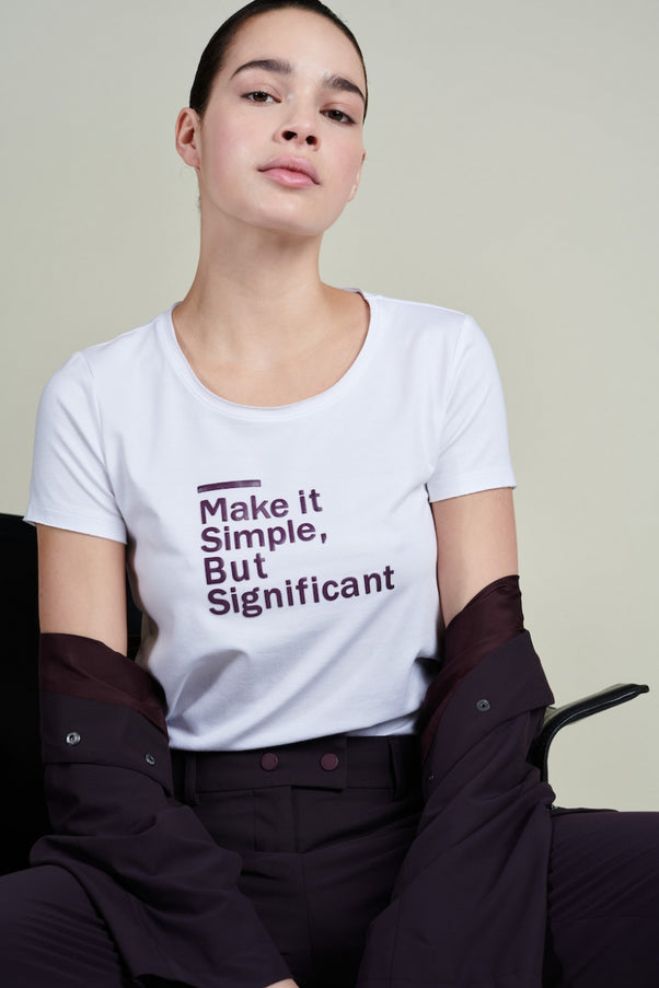T-Shirt Simple Organic Cotton | White