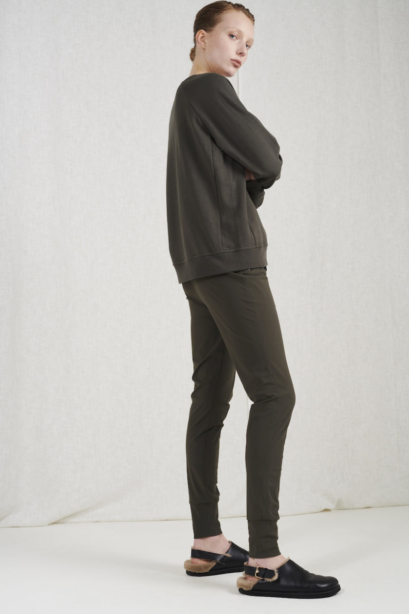 Soft Sweater Logo Organic Cotton | Green